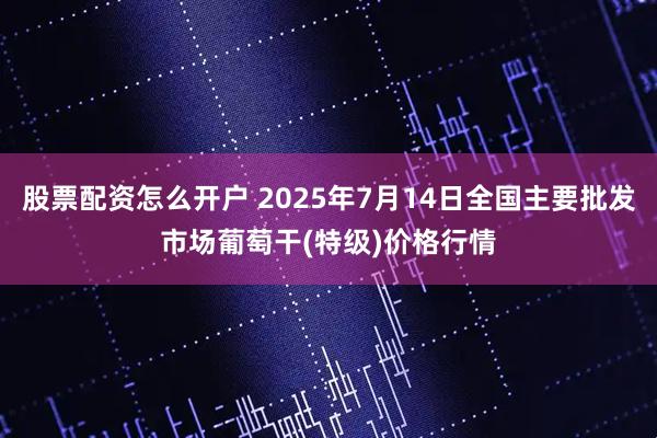 股票配资怎么开户 2025年7月14日全国主要批发市场葡萄干(特级)价格行情